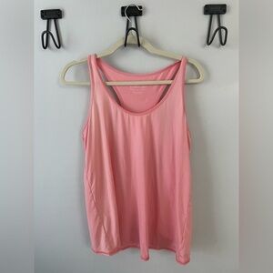 Southern Tide, women’s small, pink nylon spandex racerback tulip hem tank top